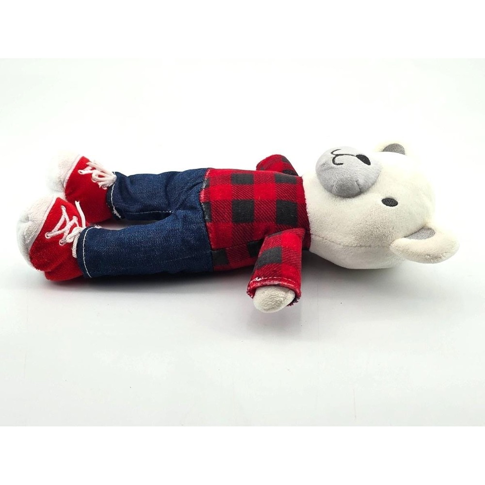 Baby Gear Cutie Pie Teddy Bear Plush Red Buffalo Plaid 2018 Replacement Lovey - Picture 4 of 6